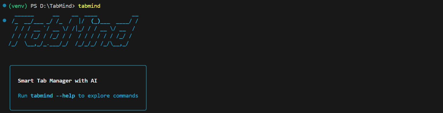 TabMind CLI Demo